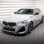 Преден спойлер V.2 + Тунинг добавка ЗА BMW 2 Coupe M-Pack / M240i G42