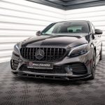Преден спойлер V.2 Mercedes-Benz C AMG Line Седан / Купе / Комби W205 / C205 / S205 Фейслифт