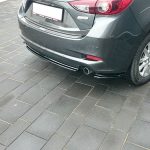 Заден сплитер Mazda 3 BM (Mk3) Facelift  (без вертикални РЕБРА)