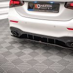 Заден сплитер (с вертикални Ребра) V.1 Mercedes A 35 AMG Sedan V177