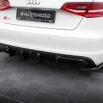 Добавка за ЗАДНА броня  Audi A3 S-Line Sportback 8V (Версия с двойни изпускателни накрайници от едната страна)