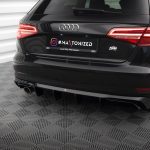 Добавка за задна броня Audi A3 Sportback 8V Facelift (Версия с един накрайник на ауспуха от едната страна)
