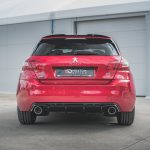 Добавка за задна броня + ауспуси Имитация на Peugeot 308 GT Mk2 Facelift