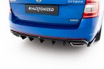 Добавка за задна броня V.2 Skoda Octavia RS Mk3 / Mk3 FL Хечбек / Комби