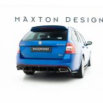 Добавка за задна броня V.2 Skoda Octavia RS Mk3 / Mk3 FL Хечбек / Комби