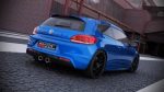 Добавка за ЗАДНА броня  VW Scirocco III R с 2 отвора за ауспух