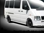 Странични прагове Mercedes Sprinter I FL / Volkswagen LT 96-06 ТЕЗИ Странични прагове СТАВАТ за ВЕРСИЯ С ДВОЙНИ КОЛЕЛА. - Image 2