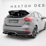 Street Pro ЗАДЕН дифузьор + Спортни добавки за Ford Focus ST Mk3 Facelift