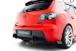 Street Pro ЗАДНИ странични  Сплитери + Спортни добавки за Mazda 3 MPS Mk1 EU версия