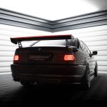 Карбон спойлер с външни скоби, вертикални части + LED BMW 3 Coupe E46