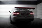 Карбон спойлер с вътрешни скоби, вертикални елементи + LED BMW 3 / M3 Coupe E92