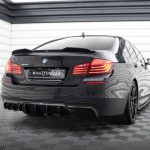 Добавка за  задна броня V.2 BMW 5 M-Pack F10 / F11 (Версия с двоен ауспух от едната страна)