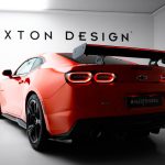 Карбон спойлер с вътрешни скоби, вертикални елементи + LED Chevrolet Camaro SS Mk6 Facelift